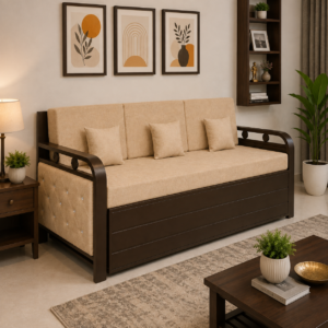 Metal Sofa Cumbed With Brown Coating (6X4 Ft)